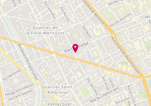Plan de Shape Up, 92 Rue Saint-Maur, 75011 Paris