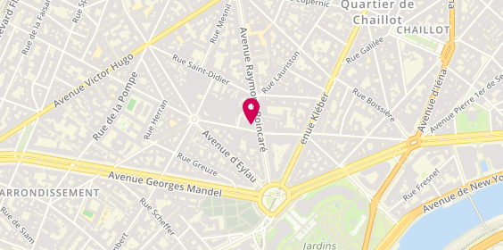 Plan de Jean Claude Biguine, 64 Rue de Longchamp, 75116 Paris