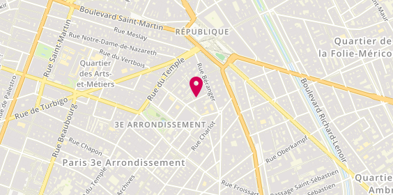 Plan de Messieurs-Dames, 5 Rue Charles François Dupuis, 75003 Paris