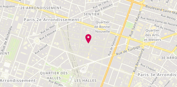 Plan de Iel Coiffure, 50 Rue Greneta, 75002 Paris
