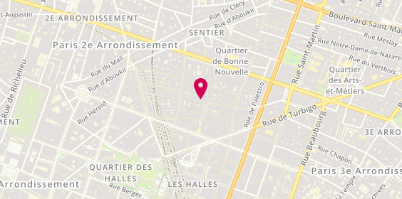 Plan de A.S Coiffure, 48 Rue Greneta, 75002 Paris