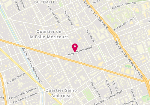Plan de Urban Cut, 92 Rue Oberkampf, 75011 Paris