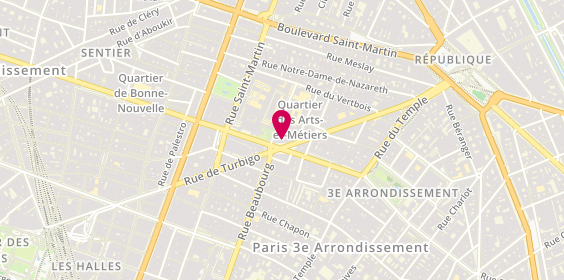 Plan de Racine Carrée, 55 rue de Turbigo, 75003 Paris