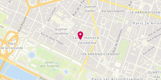 Plan de Jean Luc Merat, 7 Rue Saint Hyacinthe, 75001 Paris