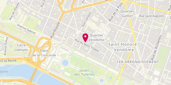Plan de Delphine Courteille SARL, 28 Rue du Mont Thabor, 75001 Paris