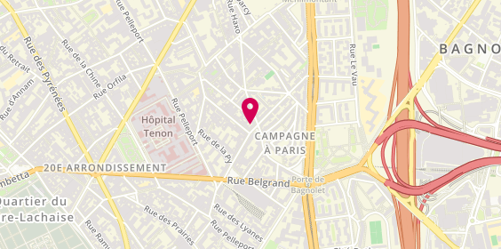 Plan de L' de la Colombe, 1 Rue du Capitaine Marchal, 75020 Paris