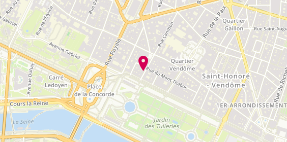 Plan de Jl David, 5 Rue Cambon, 75001 Paris