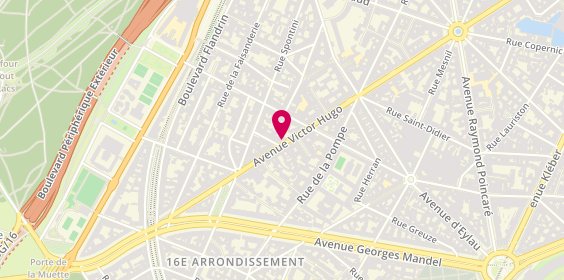 Plan de Max-Fm, 156 Avenue Victor Hugo, 75116 Paris