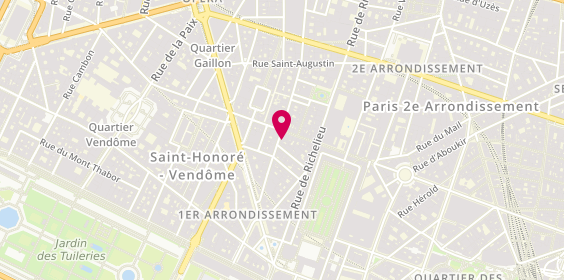 Plan de Atelier de Coiffure Lesage, 34 Rue Sainte-Anne, 75001 Paris