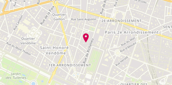 Plan de Franck Provost, 33 Rue des Petits Champs, 75002 Paris