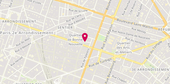 Plan de 1982 Coiffure, 13 Rue du Ponceau, 75002 Paris