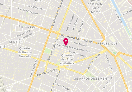 Plan de BABE Paris, 64 Rue Notre Dame de Nazareth, 75003 Paris