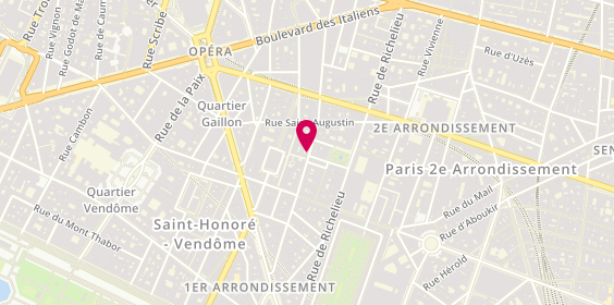Plan de Coiffeur Laurent Bourret - LB Concept, 63 Rue Sainte-Anne, 75002 Paris