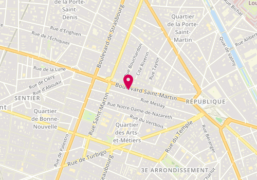 Plan de Salon Prolifique Bien Soigné, 43 Boulevard Saint-Martin, 75003 Paris