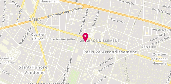 Plan de Yodji Coiffure, 21 Rue Vivienne, 75002 Paris
