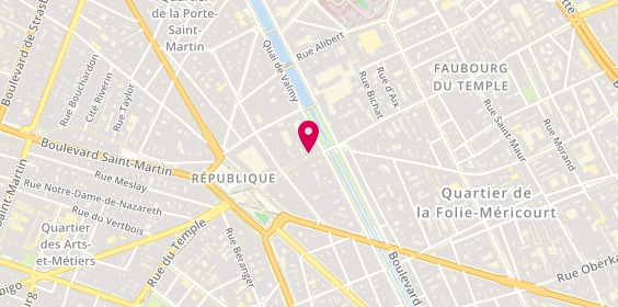 Plan de J.M Renard, 25 Rue Faubourg du Temple, 75010 Paris
