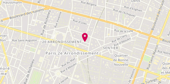 Plan de Julien Honoré Artisan Coiffeur EIRL, 5 Rue du Croissant, 75002 Paris