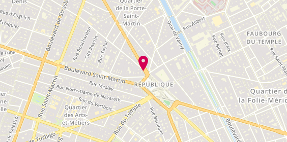 Plan de Angelo Capelli, 1 Boulevard de Magenta, 75010 Paris