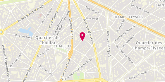 Plan de Cheveu de Victoire, 18 Rue de Bassano, 75016 Paris