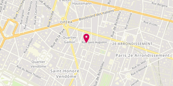 Plan de Haycut, 27 Rue Saint-Augustin, 75002 Paris