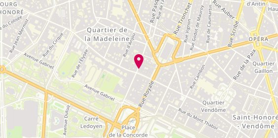 Plan de Thomas Coiffure, 20 Rue Boissy d'Anglas, 75008 Paris