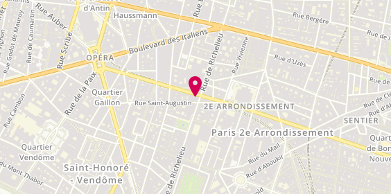 Plan de Tchip Bourse Opera, 5 Rue du 4 Septembre, 75002 Paris