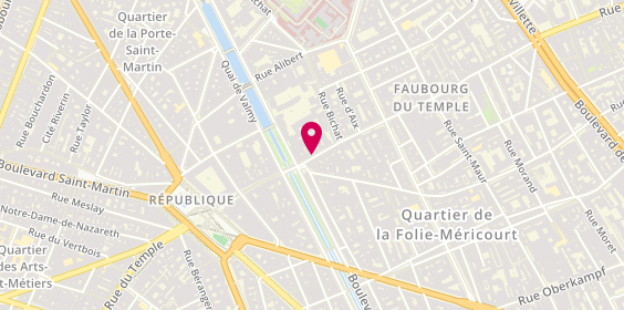 Plan de L.armony Coiffure, 35 Rue du Faubourg du Temple, 75010 Paris