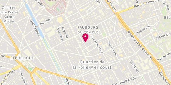 Plan de Living Room, 6 Rue des Goncourt, 75011 Paris