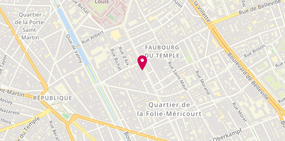Plan de Jean Louis David, 131 Avenue Parmentier, 75011 Paris