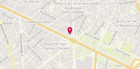 Plan de Événement Beauté, 12-14 Rond-Point des Champs-Élysées Marcel-Dassault, 75008 Paris