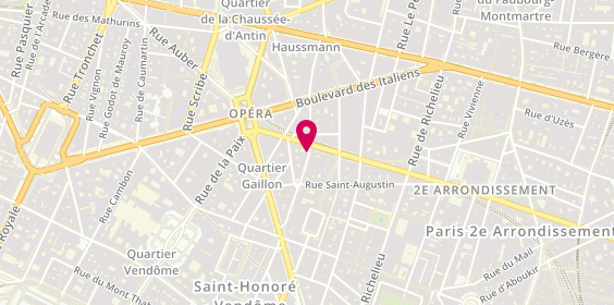 Plan de Les Coquettes, 11 Rue la Michodière, 75002 Paris