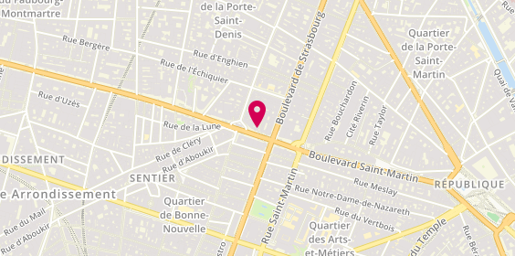 Plan de Joseph Coiffure, 18 Boulevard Saint Denis, 75010 Paris