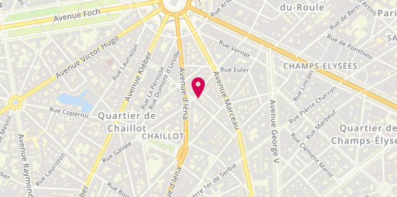Plan de Corinne et Dominique Ancel, 26 Rue Jean Giraudoux, 75116 Paris