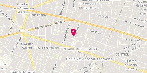 Plan de MVM Ile de France, 33 Rue Vivienne, 75002 Paris
