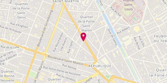 Plan de PACITTI Marc, 15 Boulevard Magenta, 75010 Paris