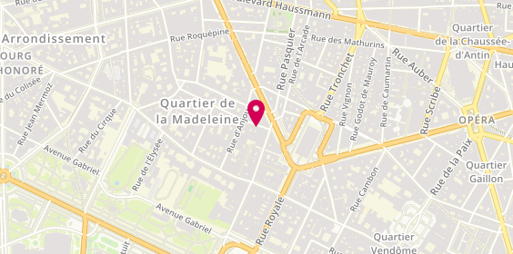 Plan de BENARD Marlena, 5 Rue de Surène, 75008 Paris