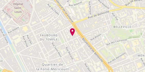 Plan de J Coiffure, 8 Rue Louis Bonnet, 75011 Paris