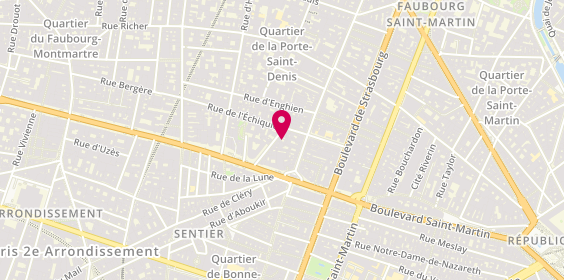 Plan de CHECKMODINE Chatoua Aimée, 20 Rue Mazagran, 75010 Paris