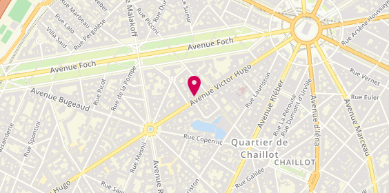 Plan de Vog Coiffure, 50 avenue Victor Hugo, 75016 Paris