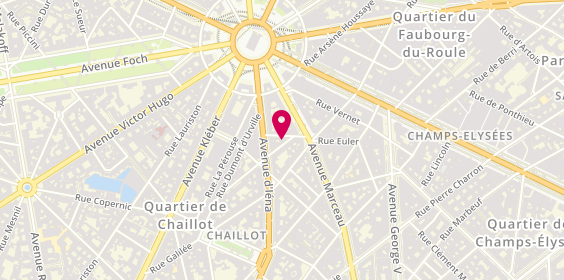 Plan de Roger Hamoui - Haute Coiffure, 5 Rue Newton, 75016 Paris