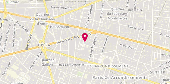 Plan de Anne Demolliere, 14 Rue Favart, 75002 Paris