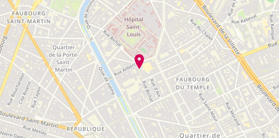 Plan de Ordreneau CLEMENCE, 34 Bis Rue Bichat, 75010 Paris