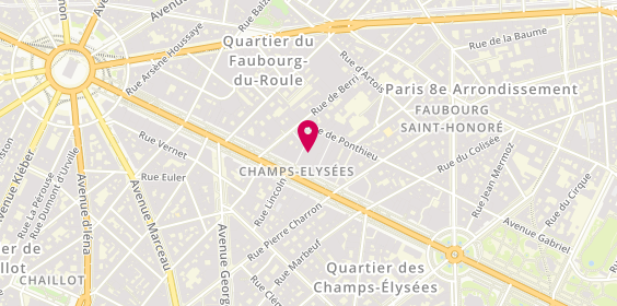 Plan de LNA Paris, 78 Av. Des Champs-Élysées, 75008 Paris