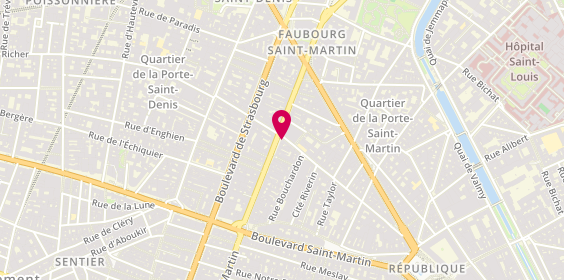 Plan de Alice Afro Tresse, 70 Rue du Faubourg Saint Martin
43 Rue du Chateau d'Eau, 75010 Paris