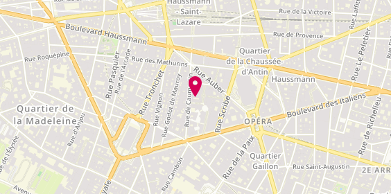 Plan de Isabelle Luzet, 6 square de l'Opéra-Louis Jouvet, 75009 Paris