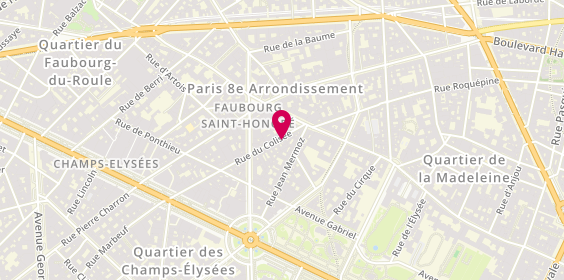 Plan de Mario Lopes, 46 Rue du Colisee, 75008 Paris