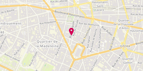 Plan de Studio Hairnail'S, 12 Rue Pasquier, 75008 Paris