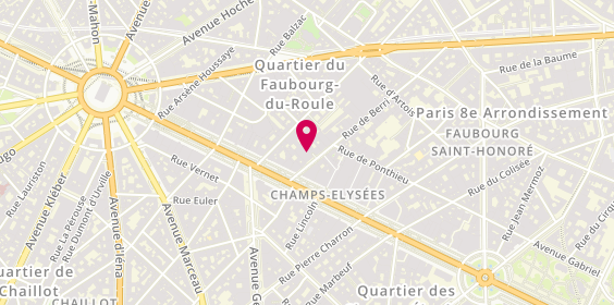 Plan de Chenay-Bais, 5 Rue de Berri, 75008 Paris