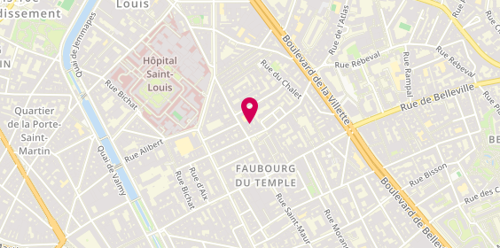 Plan de Ismerie, 3 Rue du Buisson Saint-Louis, 75010 Paris