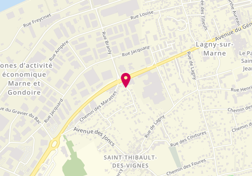Plan de Lucie Color, 5 Allée Fontaine, 77400 Saint-Thibault-des-Vignes
